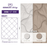 Easy Trendydekbed Uni Taupe/Ecru